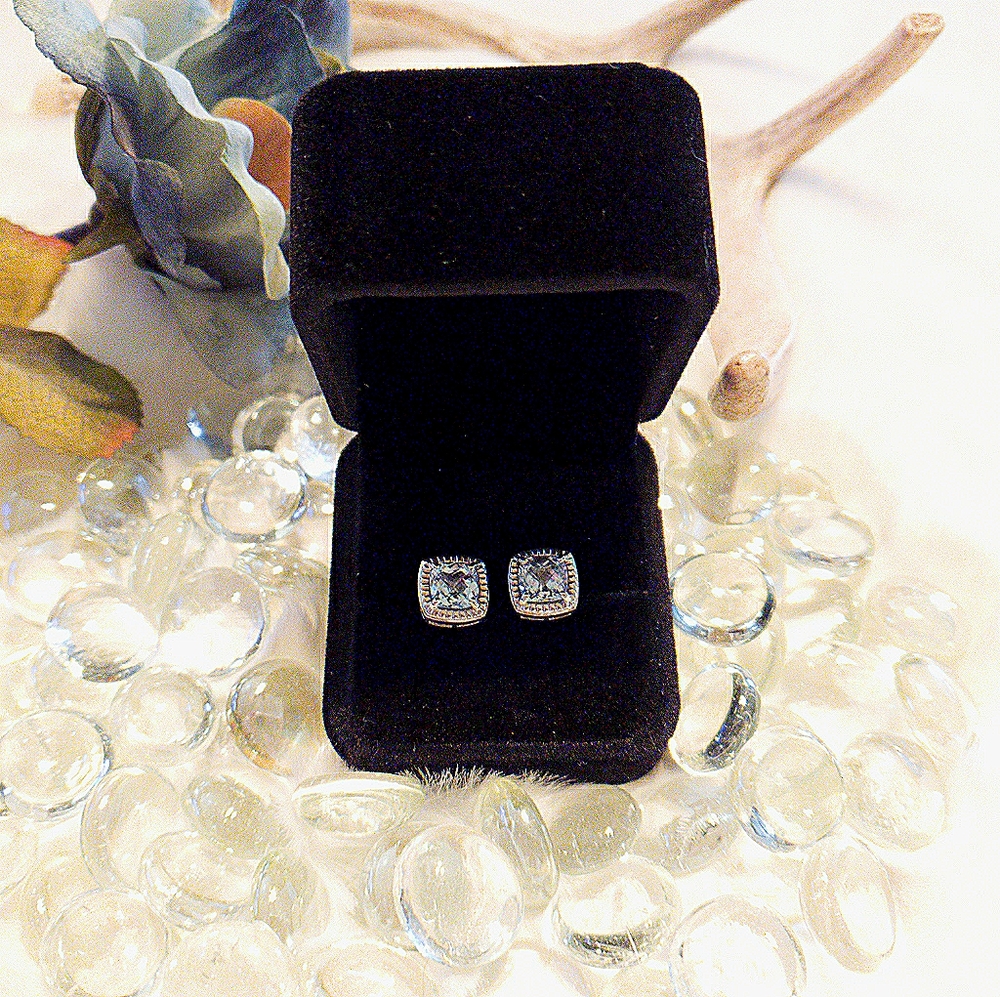 Charles Krypell Blue Topaz earrings